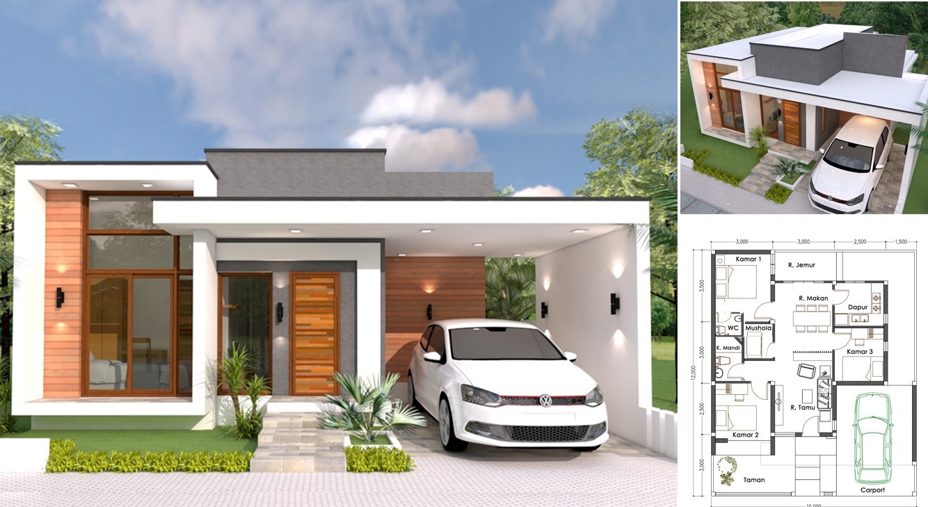 Proyek rumah modern minimalis